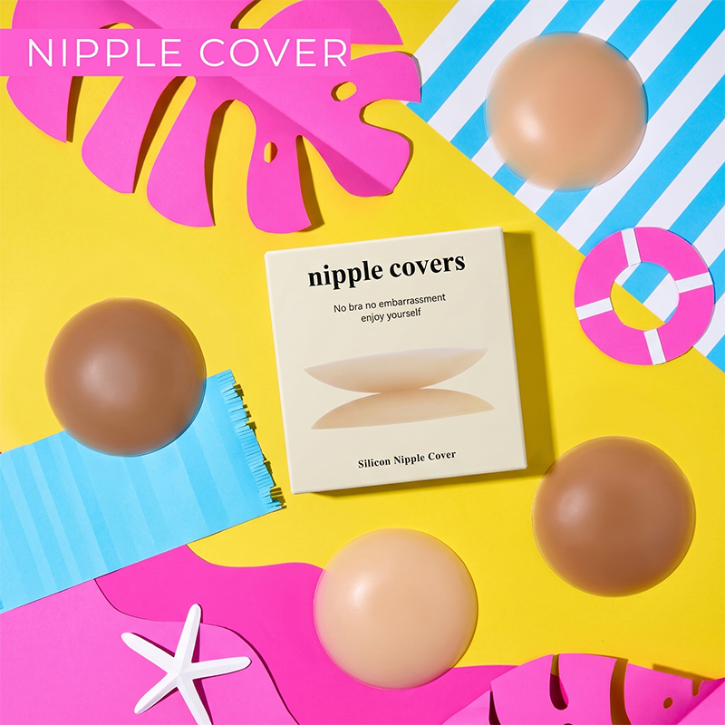 Nipple Cover Pasties - 여성용 투명 셀프 접착식 니플 커버