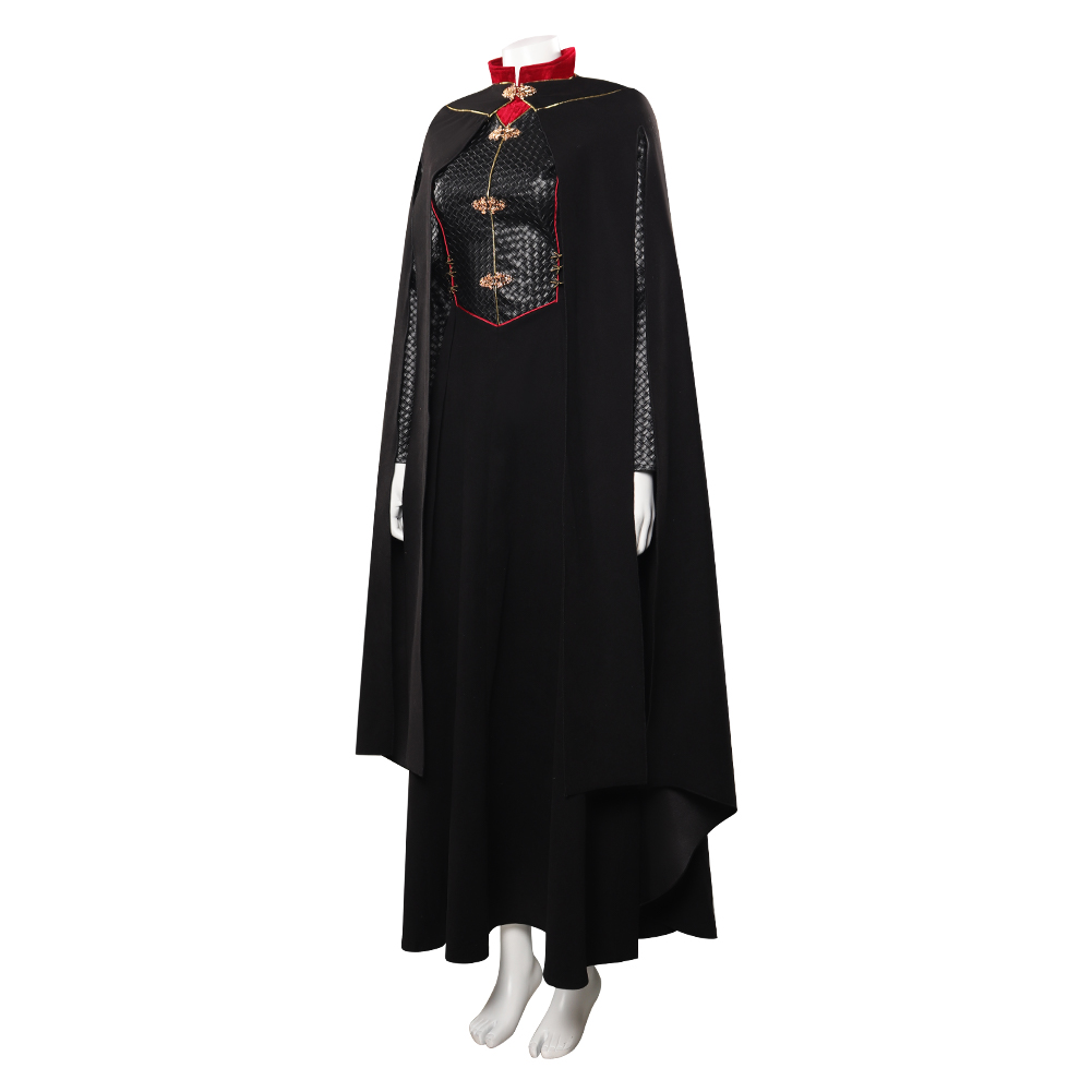 Rhaenyra 코스프레 의상 TV 드래곤 판타지아 성 - Robe Silk Women 리뷰 및 가격
