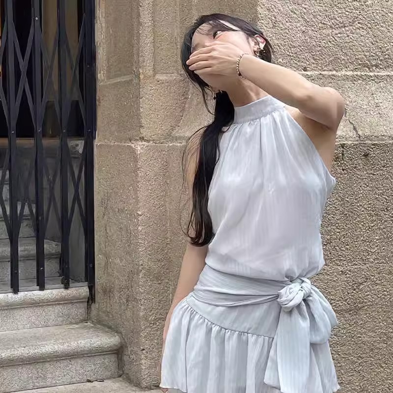 허리끈이 있는 휴일 드레스 여성용 짧은 스커트 스타일  - Corset Waist Cinch 리뷰 및 가격