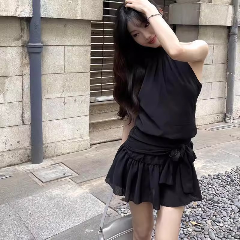 허리끈이 있는 휴일 드레스 여성용 짧은 스커트 스타일  - Corset Waist Cinch 리뷰 및 가격